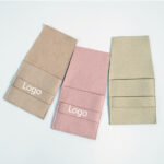 XF02 Microfiber like leather velvet envelope pouch bag - 图片 3