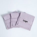 XF02 Microfiber like leather velvet envelope pouch bag - 图片 2